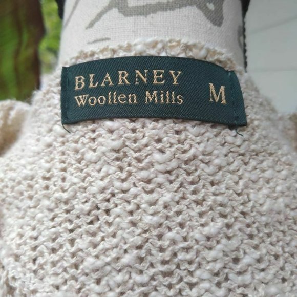 Blarney Woollen Mills Cable Knit Cardigan Sweater - Picture 6 of 6